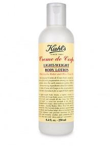 Light-weight body lotion, a lighter version of the classic Creme de Corps body cream, moisturizes skin and leaves it soft and smooth all day long.  Powerfully ultra lightweight moisturizer  Absorbs instantly  Skin keeps its natural softness and suppleness  8.4 oz. 