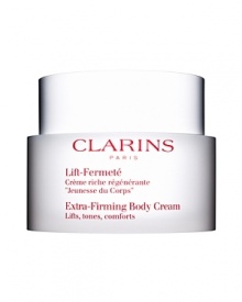 Discover firmer skin for a more youthful-looking body. An innovative formula that combines the skin firming and renewing benefits of power plant ingredients to help recover loss of skin firmness due to aging, pregnancy or fluctuations in weight. Products improve natural elasticity to help enhance a smoother, firmer appearance on aging skin. • This luxury cream helps to lift, tone and comfort the skin• Improves elasticity to promote a smoother, firmer appearance on aging skin.• Delivers luxurious moisture to the skin. Discover firmer skin for a more youthful-looking body. An innovative formula that combines the skin firming and renewing benefits of power plant ingredients to help recover loss of skin firmness due to aging, pregnancy or fluctuations in weight. Products improve natural elasticity to help enhance a smoother, firmer appearance on aging skin. • This luxury cream helps to lift, tone and comfort the skin• Improves elasticity to promote a smoother, firmer appearance on aging skin.• Delivers luxurious moisture to the skin.