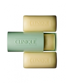 For Clinique cleansing on-the-go, three facial soaps with convenient travel dish. For Clinique cleansing on-the-go, three facial soaps with convenient travel dish.