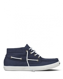 A sporty boat shoe infused with the classic stylings of Converse' Jack Purcell sneakers.