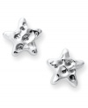 Shine bright, you rock star! Studio Silver's pretty star-shaped stud earrings feature a unique hammered surface crafted in sterling silver. Approximate diameter: 1/4 inch.