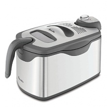 The Breville Deep Fryer is ideal for everything from snacks to meals to dessert--french fries, chicken, donuts and so much more. The innovative Cool Plate gently heats the oil without overheating and damaging the oil and food. The Breville Deep Fryer is ideal for everything from snacks to meals to dessert--french fries, chicken, donuts and so much more. The innovative Cool Plate gently heats the oil without overheating and damaging the oil and food.