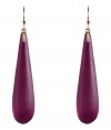 Inject cool color into any look with Alexis Bittars ultra chic raspberry lucite earrings - Wire backs - For pierced ears - Wear with everything from jeans and tees to feminine print dresses and heels