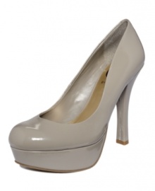 When the dress code calls for sexy sweetness, slip on the Veter pumps from G by GUESS, featuring a classic baby doll shape on a sleek platform. When the dress code calls for sexy sweetness, slip on the Veter pumps from G by GUESS, featuring a classic baby doll shape on a sleek platform.