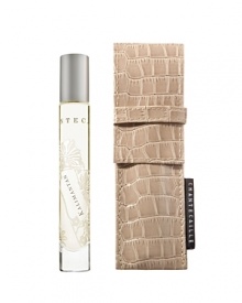 Chantecaille's beautiful signature scents now have convenience and portability. The elegant, silk-screened 8ml glass tube arrives in a khaki faux-croc pouch.Kalimantan is the ultimate sexy, exotic fragrance. Born from a trip to Borneo, it evokes the wild exotic forest, the brilliant silks, passion and charisma. Chantecaille's beautiful signature scents now have convenience and portability. The elegant, silk-screened 8ml glass tube arrives in a khaki faux-croc pouch.Kalimantan is the ultimate sexy, exotic fragrance. Born from a trip to Borneo, it evokes the wild exotic forest, the brilliant silks, passion and charisma.