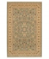 Designed with meticulously placed nuances of color and intricate floral imagery, this relaxed traditional rug recreates the stunning visual texture of the finest Indian Peshawar rugs. Crafted with luxuriously soft New Zealand wool, the Tiana features a cool, olive-tone ground, speckled with accentuating beiges and burnt reds.