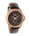 A handsome timepiece with the styling and precision of a true masterpiece, by D&G.