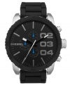 An XL chronograph watch from Diesel that brings big style with grand ambitions.