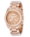 A classically beautiful watch with a warm glow, by Michael Kors.