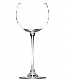 Inspired by the vineyards of Tuscany, the classic shape of this fine glassware collection captures the pleasures of Italy's famous wine country. The simple, understated base of these glasses is designed to accentuate the richly colored, aromatic wine filling the glass. Sip your favorite warm vintage from this beautifully designed glass. Qualifies for Rebate