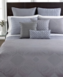 Modern luxury! Crafted with polyester and rayon fabrics, this Hotel Collection Pergola bedskirt provides an elegant finish to your contemporary bedding ensemble. Modern luxury! Crafted with polyester and rayon fabrics, this Hotel Collection Pergola bedskirt provides an elegant finish to your contemporary bedding ensemble.