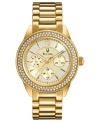 A modern take on a classic watch design. Crystal accents captivate on this Bulova watch.