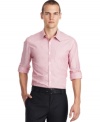 This handsome Kenneth Cole Reaction button down shirt is perfect for the office or the after work hang.