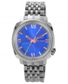 A captivating blue dial adds a soothing touch to this Vince Camuto watch.