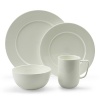 Perfect for everyday dining and special occasions alike, this vivid white dinnerware from Hudson Park layers beautifully with accessories in an array of colors and patterns.