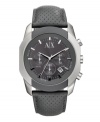 A handsome watch by AX Armani Exchange designed with contemporary cool and sport performance.