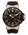 A bold sport watch from Michael Kors that doesn't sacrifice style with rose-gold tone accents.