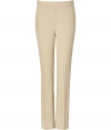 Classic and refined, these Ralph Lauren pants bring heightened style to your workweek look - Flat front, tuxedo-style satin stripe down leg, single back welt pocket, front and back crease, straight leg - Wear with a sleek button down, a blazer, and platform pumps