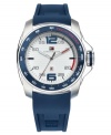 A sport watch from Tommy Hilifiger styled with timeless Americana details.