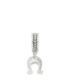 Accessorize with a little bit of luck with this dangling horseshoe charm in sterling silver. Donatella is a playful collection of charm bracelets and necklaces that can be personalized to suit your style! Available exclusively at Macy's. Accessorize with a little bit of luck with this dangling horseshoe charm in sterling silver. Donatella is a playful collection of charm bracelets and necklaces that can be personalized to suit your style! Available exclusively at Macy's.