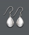 The perfect complement. These polished teardrops by Giani Bernini are the perfect accent piece to any ensemble. Crafted in sterling silver. Approximate drop: 1 inch.