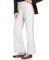 A fashionably affordable price makes these Style&co. Sport pants a must-have for every closet. Subtle piping and a relaxed fit update the look.