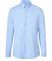 Finish off your workweek staples with this stylish stretch cotton button-down from Jil Sander - Spread collar, front button placket, long sleeves, buttoned cuffs, shirttail hemline - Slim fit - Pair with jeans, trousers, chinos, or cords Finish off your workweek staples with this stylish stretch cotton button-down from Jil Sander - Spread collar, front button placket, long sleeves, buttoned cuffs, shirttail hemline - Slim fit - Pair with jeans, trousers, chinos, or cords