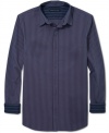 Everyone will be checking out how handsome you look in this snazzy DKNY Jeans button down.
