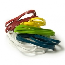 These bands stretch to fit all cooking tasks. You can use the bands anywhere butchers twine, string or toothpicks are used. They are ideal for food identification whether it be rare, medium or well. The bands are oven safe, griddle safe, bbq safe, and rotisserie safe. These bands stretch to fit all cooking tasks. You can use the bands anywhere butchers twine, string or toothpicks are used. They are ideal for food identification whether it be rare, medium or well. The bands are oven safe, griddle safe, bbq safe, and rotisserie safe.