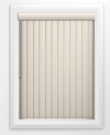 Define your window's view with the sleek and streamlined look of these classic vertical blinds from Simple Selections. Offered in an array of neutral tones to satisfy virtually any color palette.