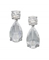 It's your time to shine. Arabella's dazzling teardrop-shaped earrings highlight pear and round-cut Swarovski zirconias (37-1/10 ct. t.w.) set in sterling silver. Approximate drop: 1-1/4 inches.
