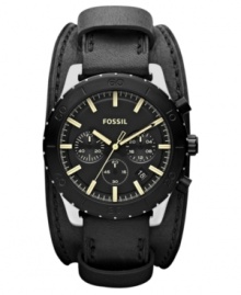 Double down on style and comfort with this Keaton collection watch from Fossil. Double down on style and comfort with this Keaton collection watch from Fossil.