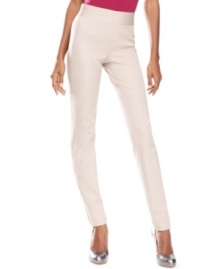 Get the skinny on style in INC's sleek pants. The body-hugging silhouette and crisp cotton blend make them a sharp choice with anything from button-front shirts to nubby sweaters. Get the skinny on style in INC's sleek pants. The body-hugging silhouette and crisp cotton blend make them a sharp choice with anything from button-front shirts to nubby sweaters.