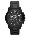 Grab this timely black-on-black design from Fossil to complete your modern watch collection.