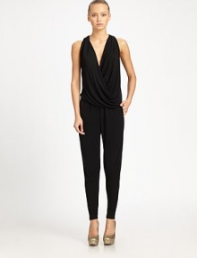 This soft, pull-on jersey one-piece features a prettily draped neckline.Cowl necklineSleevelessSide slash pocketsAbout 58 from shoulder to hem80% rayon/20% polyamideDry cleanMade in Italy of imported fabricModel shown is 5'8 (172cm) wearing US size 4. This soft, pull-on jersey one-piece features a prettily draped neckline.Cowl necklineSleevelessSide slash pocketsAbout 58 from shoulder to hem80% rayon/20% polyamideDry cleanMade in Italy of imported fabricModel shown is 5'8 (172cm) wearing US size 4.