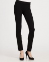Translate unmistakable style into your casual wardrobe with these ultra-stretch leggings, secured by a comfortable elastic waistband. THE FITMedium rise, about 9Inseam, about 29THE DETAILSElastic waistband71% viscose/23% polyamide/6% elastaneDry cleanImportedModel shown is 5'11 (178cm) wearing US size 4.