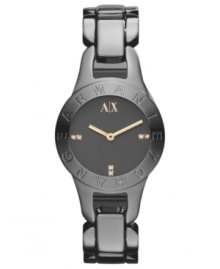 Flaunt your fashion sense with this dusky watch from AX Armani Exchange.