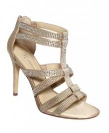 Sparkle away! INC International Concepts Reneta evening sandals feature rhinestone detail all-over the front straps. Sparkle away! INC International Concepts Reneta evening sandals feature rhinestone detail all-over the front straps.