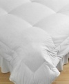 Experience the ultimate in luxury every night with a smooth, 420-thread count Egyptian cotton cover and lofty Hyperclean® down, rinsed of dirt and allergens so you can rest easy. True baffle box construction keeps fill from shifting, while the patented Comfort Lock® border keeps more down on top of you instead of along the comforter's edges.
