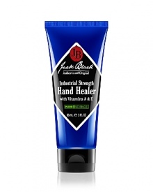 This amazingly rich, yet non-greasy hand cream provides intense healing benefits. Road tested by guys who work with their hands. Eucalyptus and Vitamins A and E penetrate to help heal and soothe dry, chapped, cracked hands. Intensive moisturizers and special conditioners help diminish tough calluses and heal unsightly cuticles. Dries to a velvety-smooth finish, leaving minimal residue on hands. Perfect for excessively dry spots on elbows, feet and knees. This amazingly rich, yet non-greasy hand cream provides intense healing benefits. Road tested by guys who work with their hands. Eucalyptus and Vitamins A and E penetrate to help heal and soothe dry, chapped, cracked hands. Intensive moisturizers and special conditioners help diminish tough calluses and heal unsightly cuticles. Dries to a velvety-smooth finish, leaving minimal residue on hands. Perfect for excessively dry spots on elbows, feet and knees.