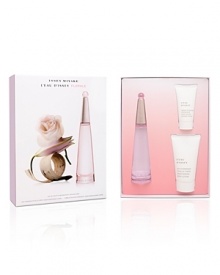 L'Eau d'Issey Florale, a new, elegant and modern fragrance. Composed of mandarin, lily, rose, musk and white wood, this new floral odyssey evokes femininity and delicateness. L'Eau d'Issey Florale, a new, elegant and modern fragrance. Composed of mandarin, lily, rose, musk and white wood, this new floral odyssey evokes femininity and delicateness.