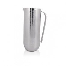A study in contrasts, the smooth, gleaming edges of the Placid collection offset a gently textured surface - like sand and sea. Uniquely hand-hammered stainless steel gives it contemporary refinement and ease. These pieces are scratch-resistant, don't require polishing and are dishwasher safe. A study in contrasts, the smooth, gleaming edges of the Placid collection offset a gently textured surface - like sand and sea. Uniquely hand-hammered stainless steel gives it contemporary refinement and ease. These pieces are scratch-resistant, don't require polishing and are dishwasher safe.