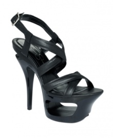 Your eyes aren't deceiving you. With an unbelievably daring platform and heel, the Andy sandals by Jessica Simpson are a pair of shoes that speaks for itself. Your eyes aren't deceiving you. With an unbelievably daring platform and heel, the Andy sandals by Jessica Simpson are a pair of shoes that speaks for itself.