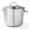 Great tastes come to those who wait. This 12 qt. Calphalon stock pot is are ideal for stews, stock, chili and other moist-cooked dishes. Heavy-gauge aluminum is responsive to temperature changes, whether you're slowly simmering or rapidly boiling. Calphalon's stock pots are designed for thorough cooking, easy cleanup and maximum performance. Add a stainless insert for your pasta-making pleasure.