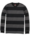 Earn your stripes with this cool sweater from Quiksilver.