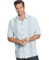 Get your grill and chill style down with this luxuriously laid back shirt from Tommy Bahama.