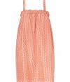 A breezy relaxed silhouette and a fun print elevate this summer-ready dress from Paul & Joe Sister -Square neck, sleeveless, ruffle details at neckline, loose fit, pullover style - Wear with strappy sandals, a floppy hat, and a summery tote
