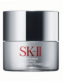 This radiance enhancing cream instantly promotes a bright and balanced complexion while thoroughly hydrating the skin. It contains a brightening formula that is rich in color balancing moisturizers and nourishing hydrators to provide soft, smooth skin, while helping balance out skin tone so it looks more even and radiant. It also has an exclusive blend of moisturizers, Vitamin C and SK-II Pitera. 2.5 oz. This radiance enhancing cream instantly promotes a bright and balanced complexion while thoroughly hydrating the skin. It contains a brightening formula that is rich in color balancing moisturizers and nourishing hydrators to provide soft, smooth skin, while helping balance out skin tone so it looks more even and radiant. It also has an exclusive blend of moisturizers, Vitamin C and SK-II Pitera. 2.5 oz.