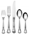 With all the grace and elegance of Chantilly lace, this sterling silver flatware from Gorham's collection of place settings is crafted for a lifetime of special occasions. Detailed engravings distinguish teardrop-shaped handles, adding an element of antique finery to formal atmospheres.