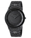 Hit the town in this sleek, pitch-black watch from Citizen.